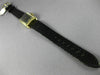 ANTIQUE WITTNAUER 14K YELLOW GOLD 3D BLACK RECTANGLE MECHANICAL MENS WATCH #815
