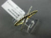 ESTATE .10CT DIAMOND 14KT WHITE & YELLOW GOLD X LOVE MILGRAIN BEAD RING F/G VSSI