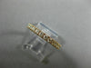 ESTATE .43CT DIAMOND 14KT ROSE GOLD 3D CLASSIC SEMI ETERNITY ANNIVERSARY RING
