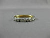 ESTATE LARGE .60CT DIAMOND 14KT WHITE & YELLOW GOLD HUGGIE EARRINGS #14065