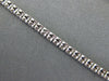 ESTATE 1.19CT DIAMOND 14KT WHITE GOLD 3D ROUND 2.5mm ADJUSTABLE TENNIS BRACELET