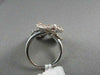 ESTATE MASSIVE TRI FLOWER 18KT WHITE YELLOW & ROSE 1.58CT DIAMOND RING BEAUTIFUL