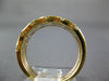 ESTATE WIDE .60CT DIAMOND 18K TRI COLOR GOLD 3D ETOILE BAMBOO STACKABLE FUN RING