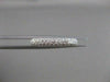 ESTATE 1.10CT DIAMOND 14KT WHITE GOLD 3D ETERNITY WEDDING ANNIVERSARY RING 20825