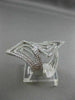 ESTATE 1.26CT DIAMOND 14KT WHITE GOLD 3D MULTI ROW RECTANGULAR FILIGREE FUN RING