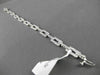 ESTATE WIDE 2.58CT DIAMOND 14KT WHITE GOLD RECTANGULAR CLASSIC TENNIS BRACELET