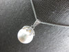 .15CT DIAMOND & AAA SOUTH SEA PEARL 14KT WHITE GOLD PALM TREE FLOATING PENDANT