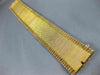 ANTIQUE WIDE & LONG 18KT ROSE GOLD CLASSIC WOVEN MESH HANDCRAFTED BRACELET #1556