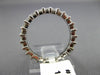 ESTATE 2.50CT PRINCESS DIAMOND 14KT WHITE GOLD SHARED PRONG ETERNITY RING #20627