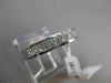 ESTATE .75CT DIAMOND 14KT WHITE GOLD PRINCESS CUT CHANNEL ANNIVERSARY RING