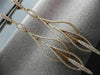 ESTATE LARGE & LONG .69CT DIAMOND 18KT ROSE GOLD 3D MULTI LEAF HANGING EARRINGS