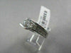 ESTATE 1.44CT ROUND & PRINCESS DIAMOND 14KT WHITE GOLD ENGAGEMENT RING AMAZING!!