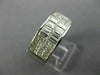 ESTATE WIDE 2.08CT DIAMOND 18KT WHITE GOLD 3D INVISIBLE ANNIVERSARY RING #26176