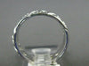 ANTIQUE WIDE .40CT DIAMOND 18KT WHITE GOLD 3D FILIGREE ETERNITY LOVE RING #9941