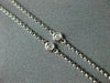 ESTATE .26CT WHITE & PINK DIAMOND 18KT WHITE & ROSE GOLD EVIL EYE LUCKY NECKLACE