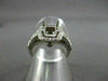 ESTATE .50CT DIAMOND 14KT WHITE GOLD HALO SETTING SEMI MOUNT ENGAGEMENT RING 435