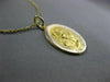 ESTATE 14KT YELLOW GOLD HANDCRAFTED CONFIRMATION FLOATING PENDANT & CHAIN #24988