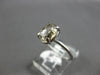 1.51CT SALT & PEPPER DIAMOND 18KT WHITE GOLD 3D OVAL SOLITAIRE ENGAGEMENT RING