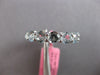 4.99CT AAA AQUAMARINE 14KT WHITE GOLD 3D ROUND CLASSIC ETERNITY ENGAGEMENT RING