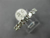 ESTATE 1.75CT DIAMOND 14K WHITE GOLD 3D SEVEN STONE SHARE PRONG ANNIVERSARY RING