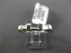 ESTATE WIDE .59CT BAGUETTE & DIAMOND 14KT WHITE GOLD 3D WEDDING ANNIVERSARY RING