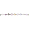 LARGE 52.68CT DIAMOND & AAA MULTI COLOR SAPPHIRE 18KT WHITE GOLD TENNIS BRACELET