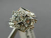 ANTIQUE LARGE 1.26CT OLD MINE DIAMOND PLATINUM WEDDING ANNIVERSARY RING #11141