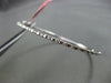 ESTATE .55CT DIAMOND 18KT WHITE GOLD 3D ETOILE CLASSIC 2mm BANGLE BRACELET