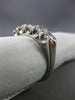 ANTIQUE LARGE 1.75CT DIAMOND PLATINUM FIVE STONE WEDDING ANNIVERSARY RING #22296