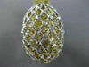 ESTATE MASSIVE .15CT DIAMOND 18KT TWO TONE GOLD ETOILE CRISS CROSS FILIGREE RING