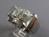ANTIQUE LARGE 1.72CT OLD MINE DIAMOND 18KT WHITE GOLD 3D ENGAGEMENT RING #28305