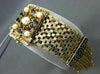 ANTIQUE .60CT SAPPHIRE 14KT Y GOLD PEARL & BLUE ENAMEL TASSEL BRACELET #19994