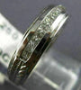 ESTATE .50CT DIAMOND 14KT WHITE GOLD 3D FILIGREE WEDDING ANNIVERSARY RING #8022