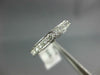 ESTATE .35CT DIAMOND 14KT WHITE GOLD ROUND HEART FILIGREE ANNIVERSARY RING #1208