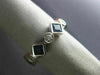 ESTATE 2CT ROUND DIAMOND & AAA SAPPHIRE 14K WHITE GOLD ETERNITY ANNIVERSARY RING