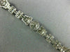 ANTIQUE EXTRA LARGE 41CT DIAMOND & AAA AQUAMARINE 18K WHITE GOLD LARIAT NECKLACE