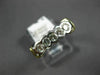 ESTATE .50CT DIAMOND 14KT WHITE & YELLOW GOLD FIVE STONE ANNIVERSARY RING #4297