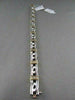 ESTATE WIDE 8mm 14KT TWO TONE 1.0CTW DIAMOND BRACELET