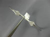 ESTATE .35CT DIAMOND 18K WHITE GOLD FLEXIBLE DOUBLE ARROW LOVE BANGLE BRACELET