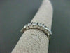 ESTATE .70CT DIAMOND 14KT WHITE GOLD 7 STONE CHANNEL SET ANNIVERSARY RING #14259