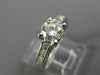 ESTATE 1.04CT DIAMOND 14KT WHITE GOLD CLASSIC FOUR PRONG ENGAGEMENT RING #25942