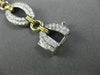 ESTATE WIDE & LONG 3CT DIAMOND 14K WHITE & YELLOW GOLD OVAL LINK TENNIS BRACELET