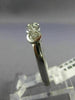 ESTATE 1CT DIAMOND 18KT WHITE GOLD 5 STONE BEZEL WEDDING ANNIVERSARY RING #4453