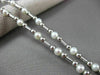 ESTATE 14KT WHITE GOLD AAA SOUTH SEA PEARL BY THE YARD ITALIAN NECKLACE #21303