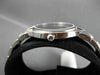 MOVADO PORTICO STAINLESS STEEL BLACK FACE SWISS MOVEMENT MENS WATCH #23418