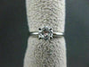 ESTATE .41CT DIAMOND PLATINUM SOLITAIRE ENGAGEMENT RING E SI JUST AMAZING #19334