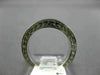 ESTATE .42CT DIAMOND 14K WHITE GOLD 3D FILIGREE CHANNEL ANNIVERSARY RING 18149