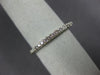 ESTATE .36CT DIAMOND 14K WHITE GOLD CLASSIC ROUND SEMI ETERNITY ANNIVERSARY RING
