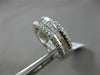 ESTATE WIDE 1.82CT ROUND & BAGUETTE DIAMOND 18KT WHITE GOLD CLASSIC WEDDING RING
