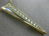 ESTATE .50CT DIAMOND 14K YELLOW GOLD 3D TRILLION TRIANGULAR ANCHOR LOVE NECKLACE